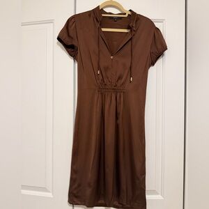 Gucci Chocolate Brown Knee Length Dress